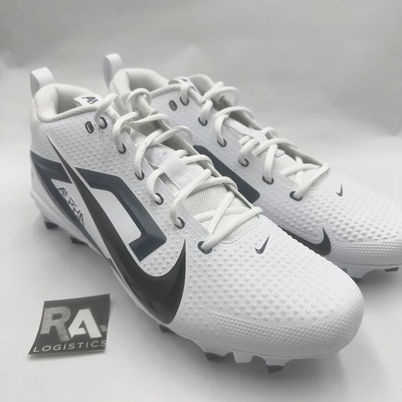 sz 14.5 Nike Alpha Menace 4 Varsity Football Cleats Men White Blue FZ7703-104 main image 4
